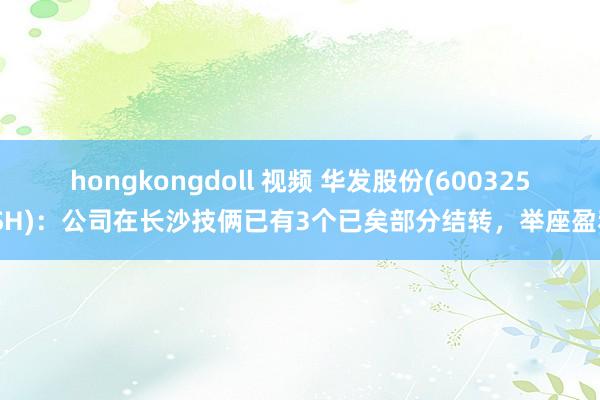 hongkongdoll 视频 华发股份(600325.SH)：公司在长沙技俩已有3个已矣部分结转，举座盈利