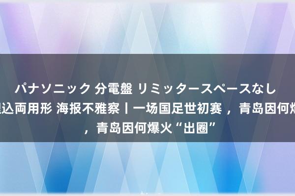 パナソニック 分電盤 リミッタースペースなし 露出・半埋込両用形 海报不雅察丨一场国足世初赛 ，青岛因何爆火“出圈”