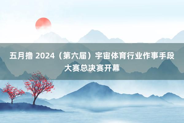 五月撸 2024（第六届）宇宙体育行业作事手段大赛总决赛开幕