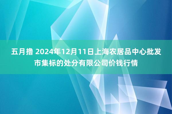 五月撸 2024年12月11日上海农居品中心批发市集标的处分有限公司价钱行情