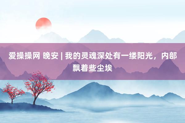 爱操操网 晚安 | 我的灵魂深处有一缕阳光，内部飘着些尘埃