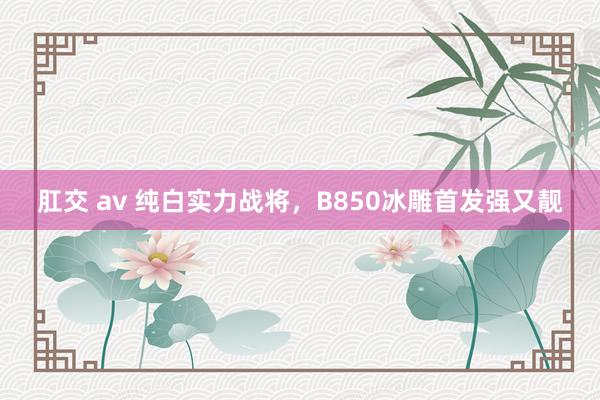 肛交 av 纯白实力战将，B850冰雕首发强又靓